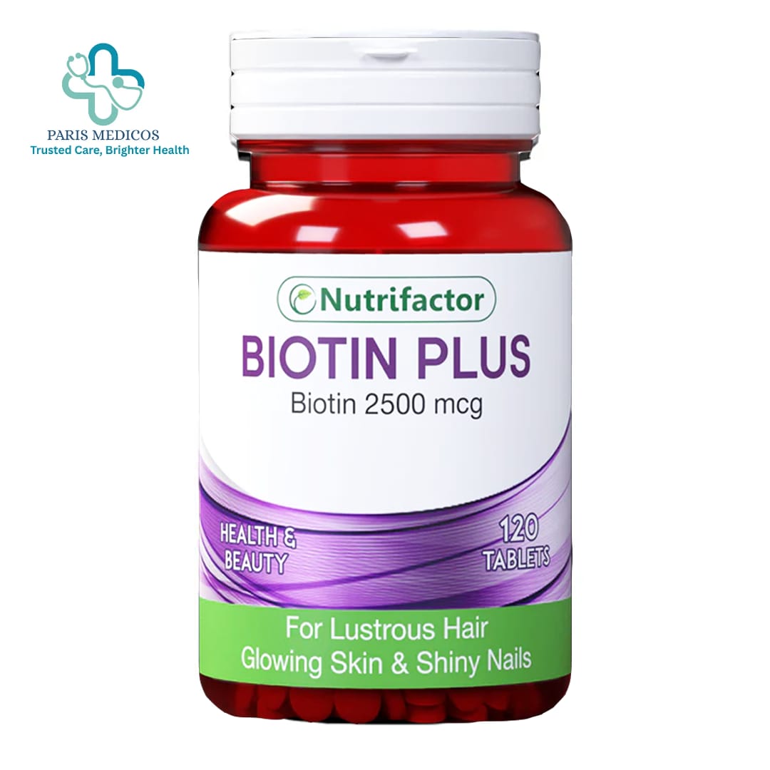 Nutrifactor Biotin Plus 2500 mcg – 120 Tablets