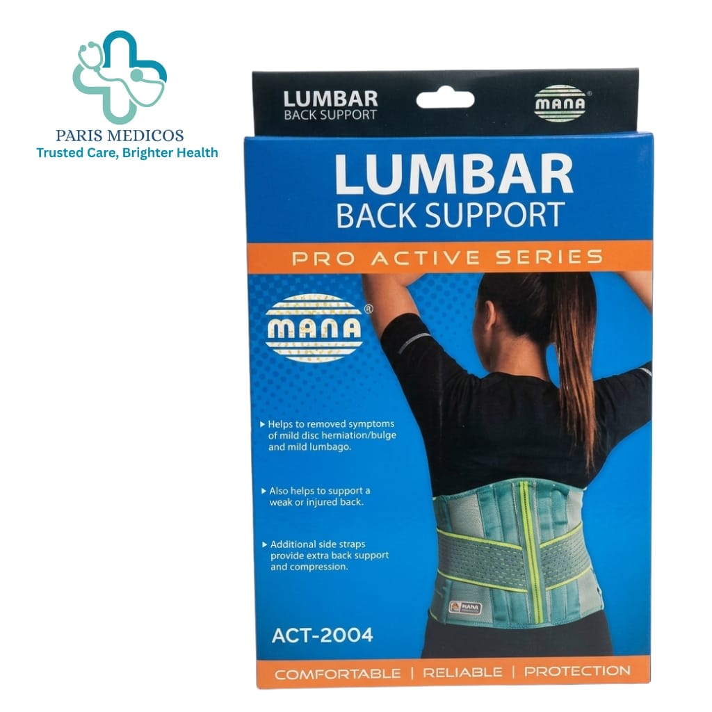 MANA Lumbar Back Support – Pro Active Series (ACT-2004)