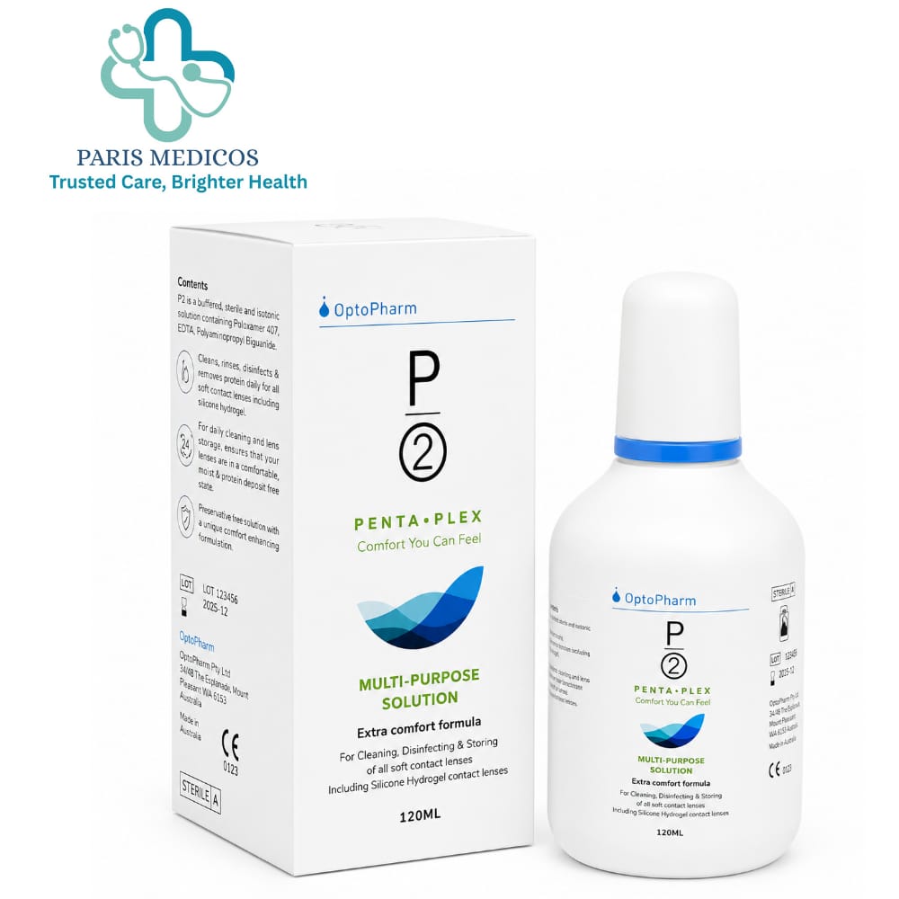 OptoPharm P2 Penta-Plex Multi-Purpose Solution 120ml