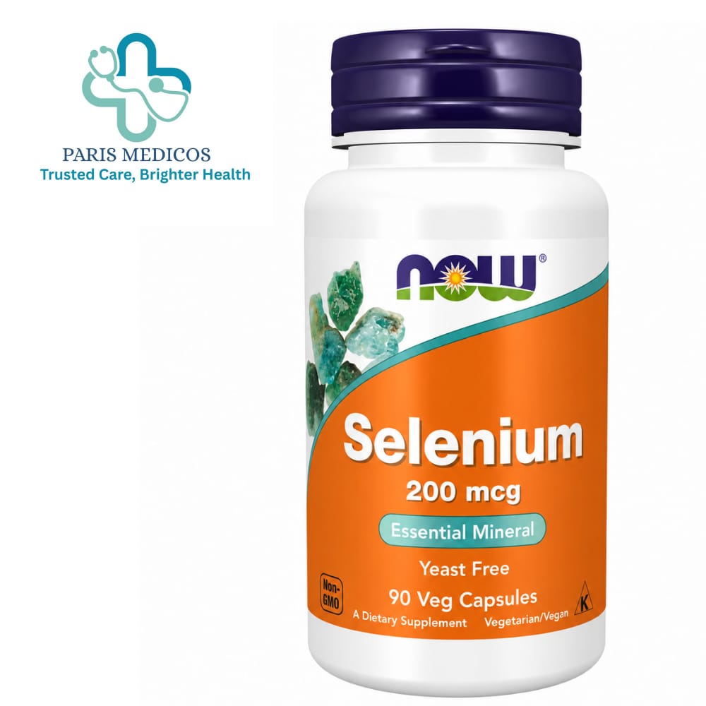 NOW Selenium 200 mcg – 90 Veg Capsules