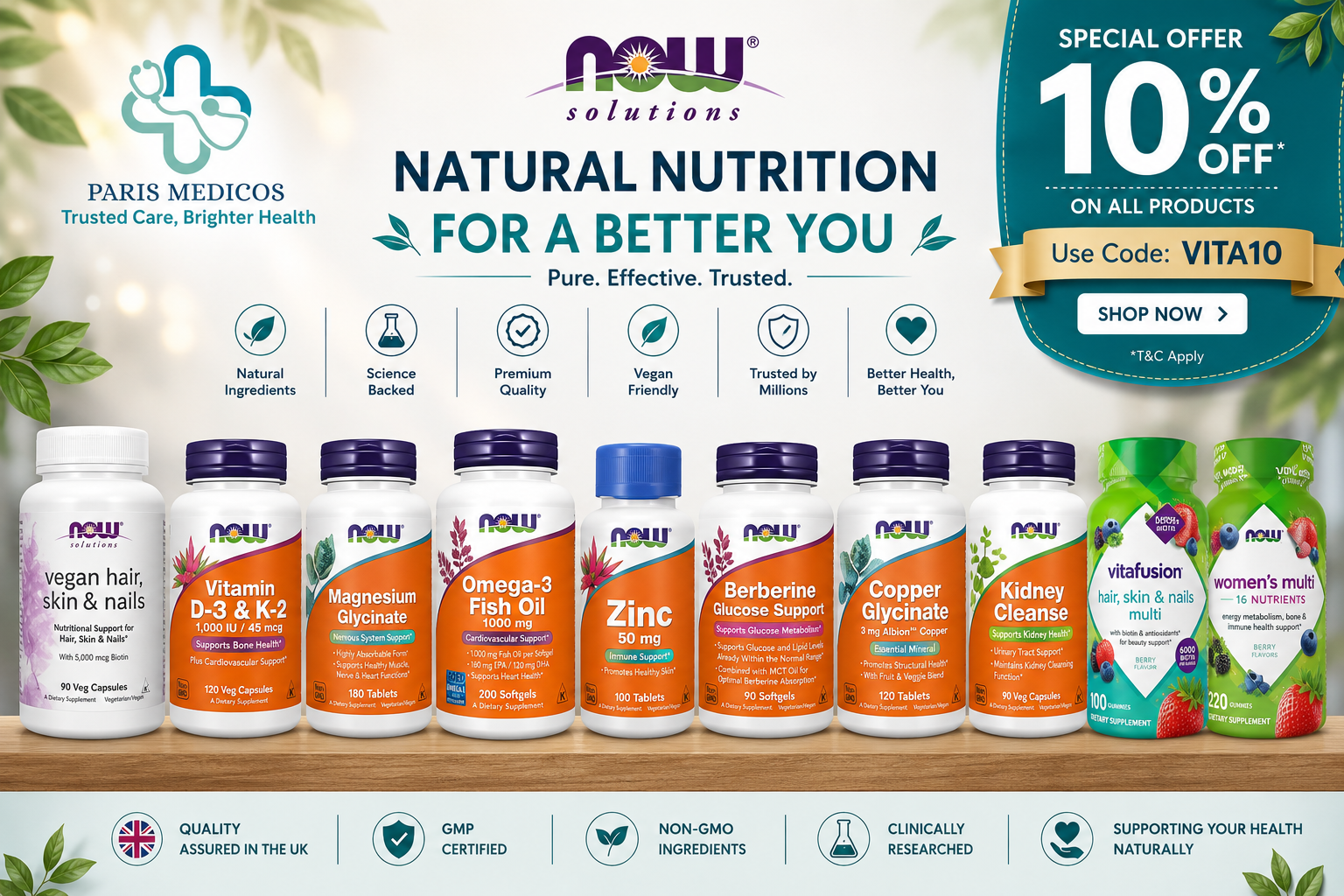 Multivitamins and supplement guide from Paris Medicos Wellness Journal