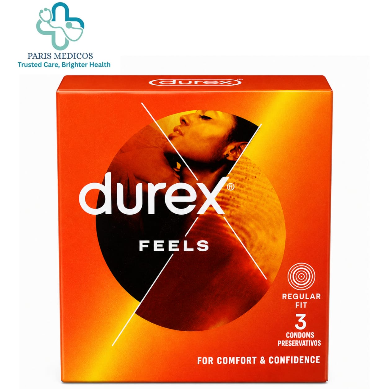 Durex Feels Regular Fit Condoms (3 Pack)
