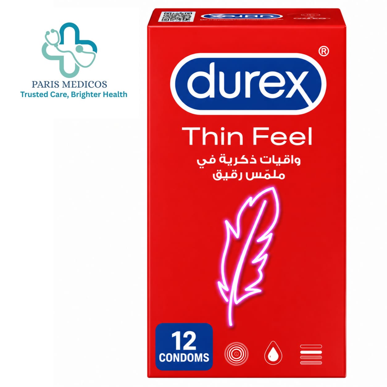 Durex Thin Feel Condoms (12 Pack)