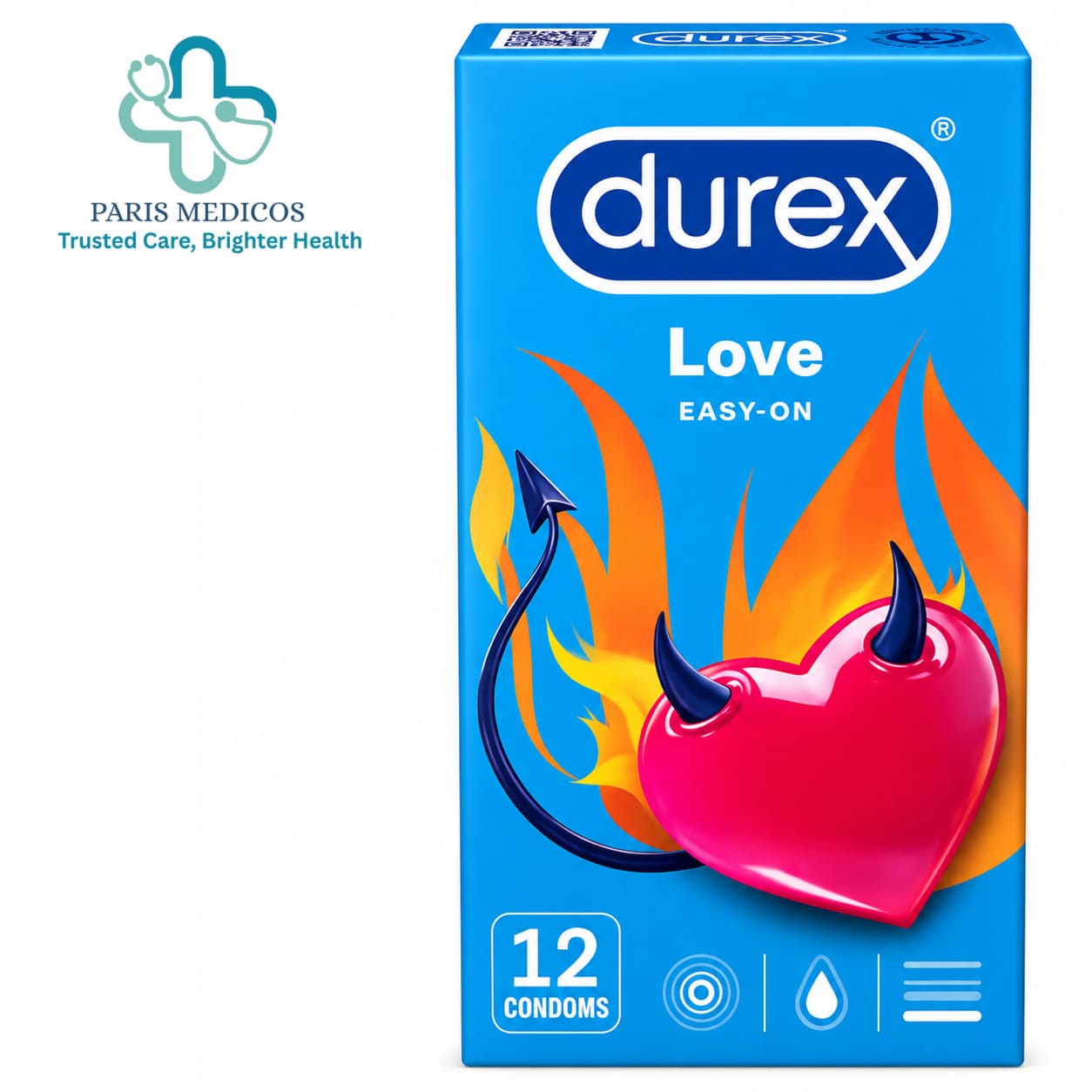 Durex Love Easy-On Condoms (12 Pack)