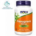 NOW Fenugreek 500mg (100 Veg Capsules)