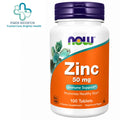 NOW Foods Zinc 50mg (100 Tablets)