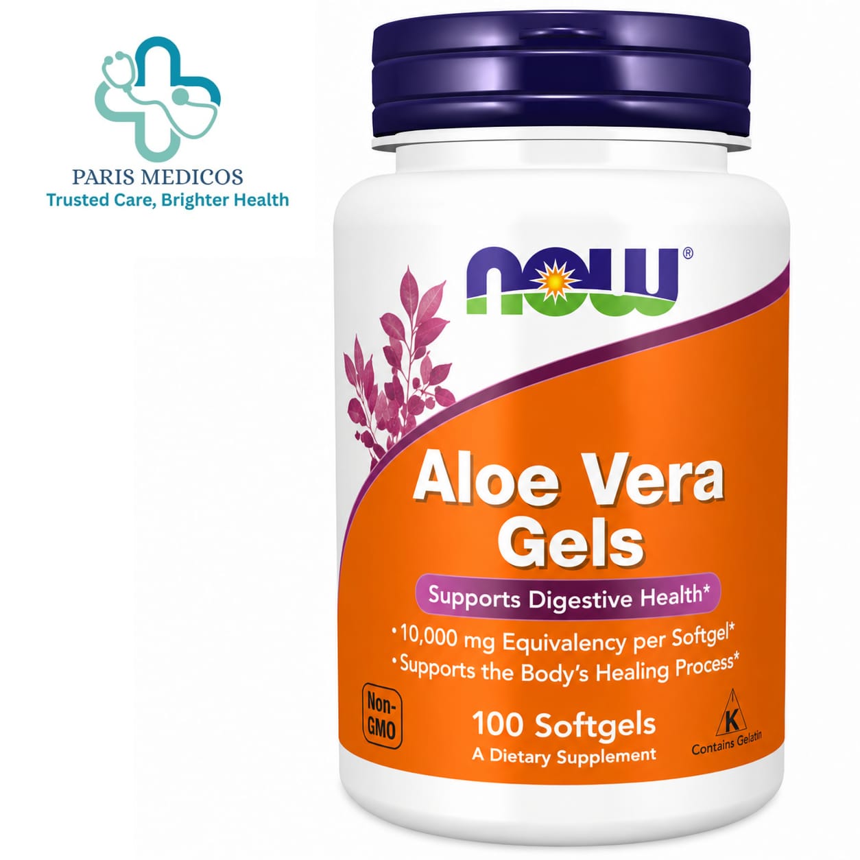 NOW Aloe Vera Gels (100 Softgels)
