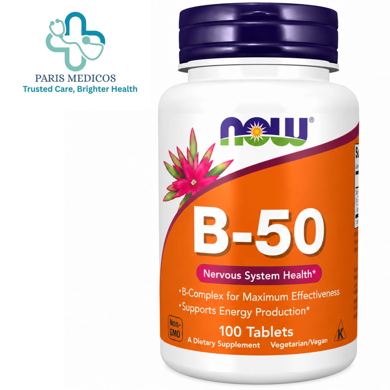 NOW B-50 Complex – 100 Tablets
