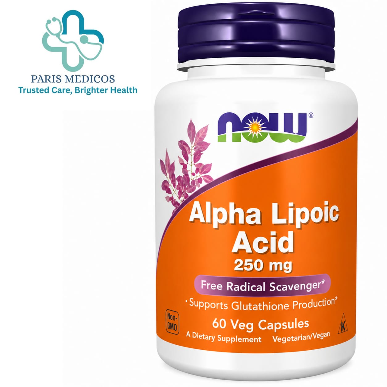 NOW Alpha Lipoic Acid 250 mg – 60 Veg Capsules