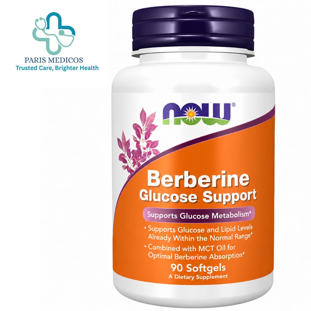 NOW Foods Berberine Glucose Support (90 Softgels)