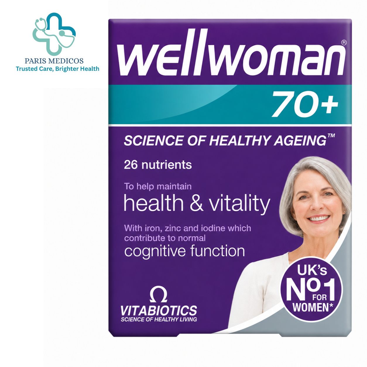 Vitabiotics Wellwomen 70+ Tablets