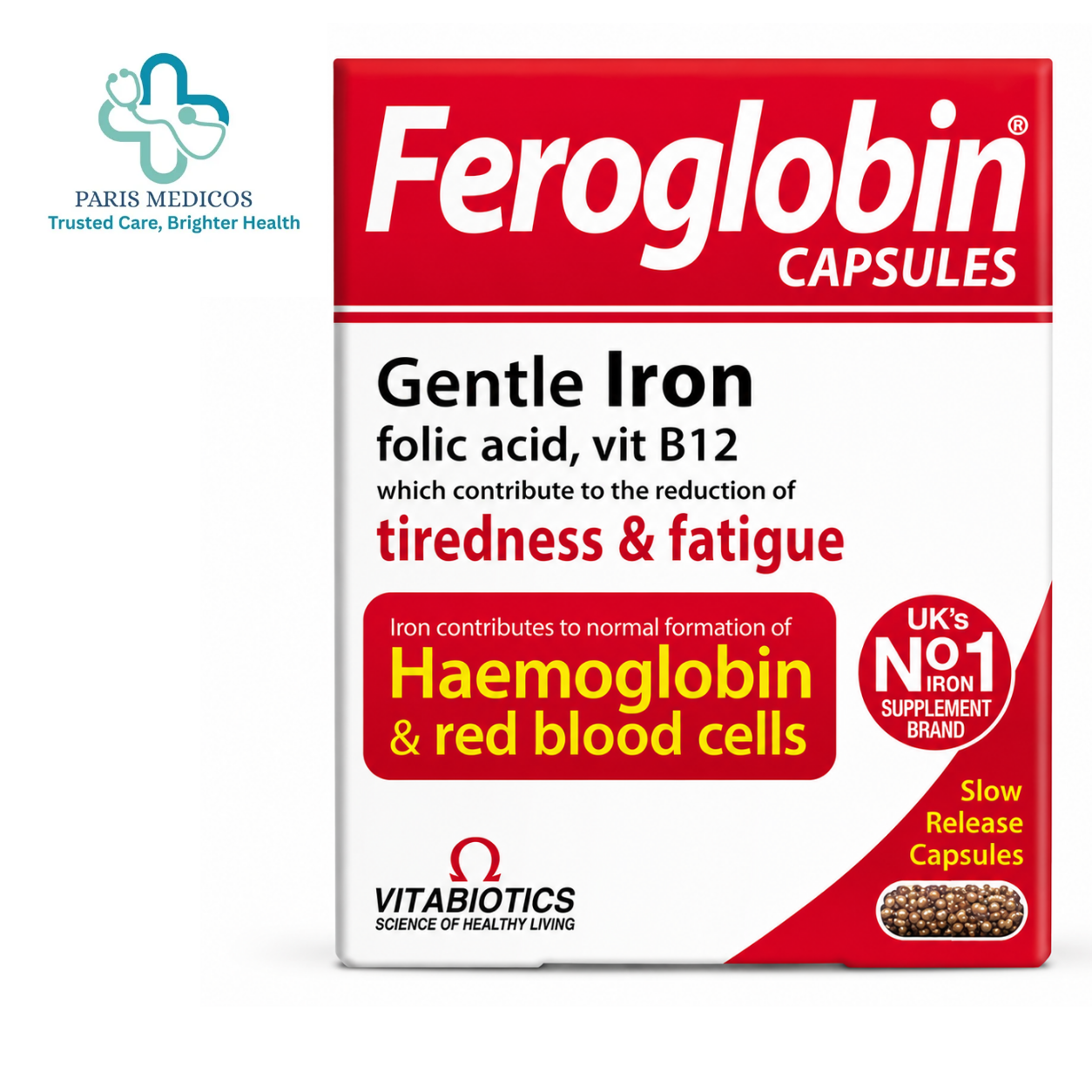 Vitabiotics Feroglobin Capsules