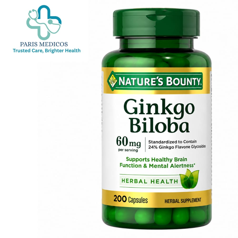 Nature's Bounty Ginkgo Biloba (200 Capsules)