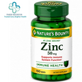 Nature's Bounty Zinc 50mg (100 Tablets)