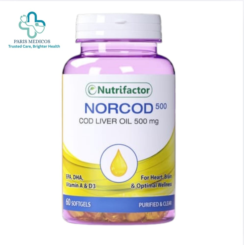 Nutrifactor NORCOD 500 (Cod Liver Oil 500 mg)
