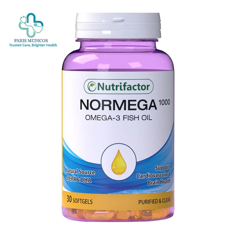Nutrifactor Normega 1000 Omega-3 Fish Oil (30 Softgels)