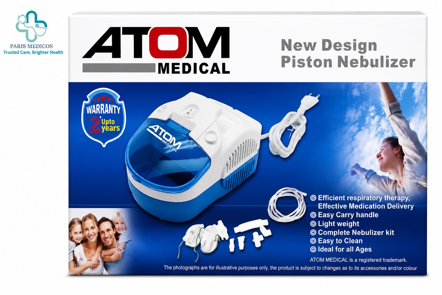 ATOM Medical New Design Piston Nebulizer