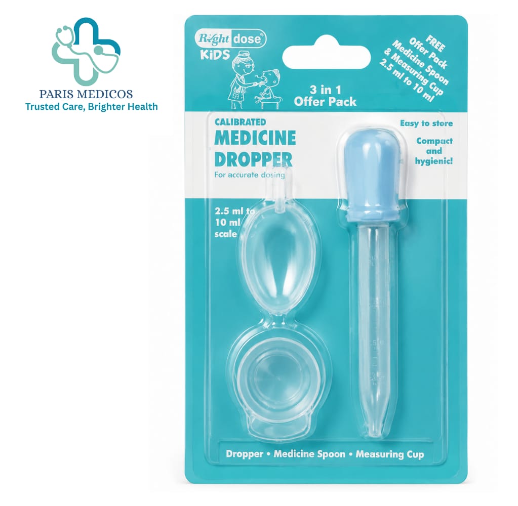 Right Dose Kids 3-in-1 Calibrated Medicine Dropper