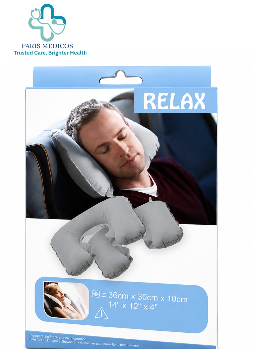 Relax Inflatable Travel Neck Pillow