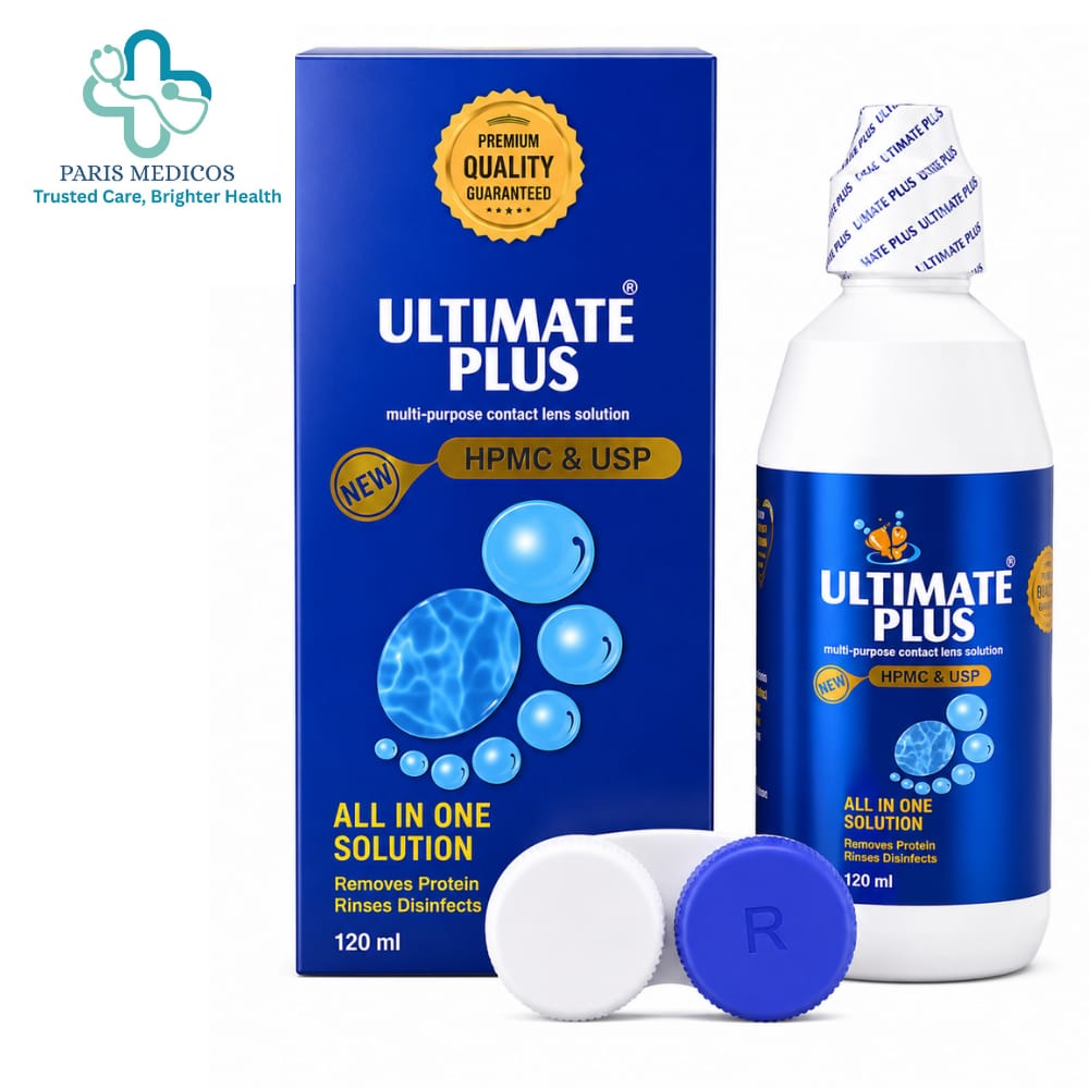 Ultimate Plus All-in-One Contact Lens Solution 120ml