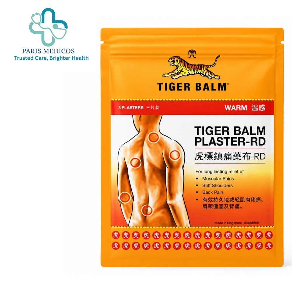Tiger Balm Plaster-RD Warm (3 Plasters)