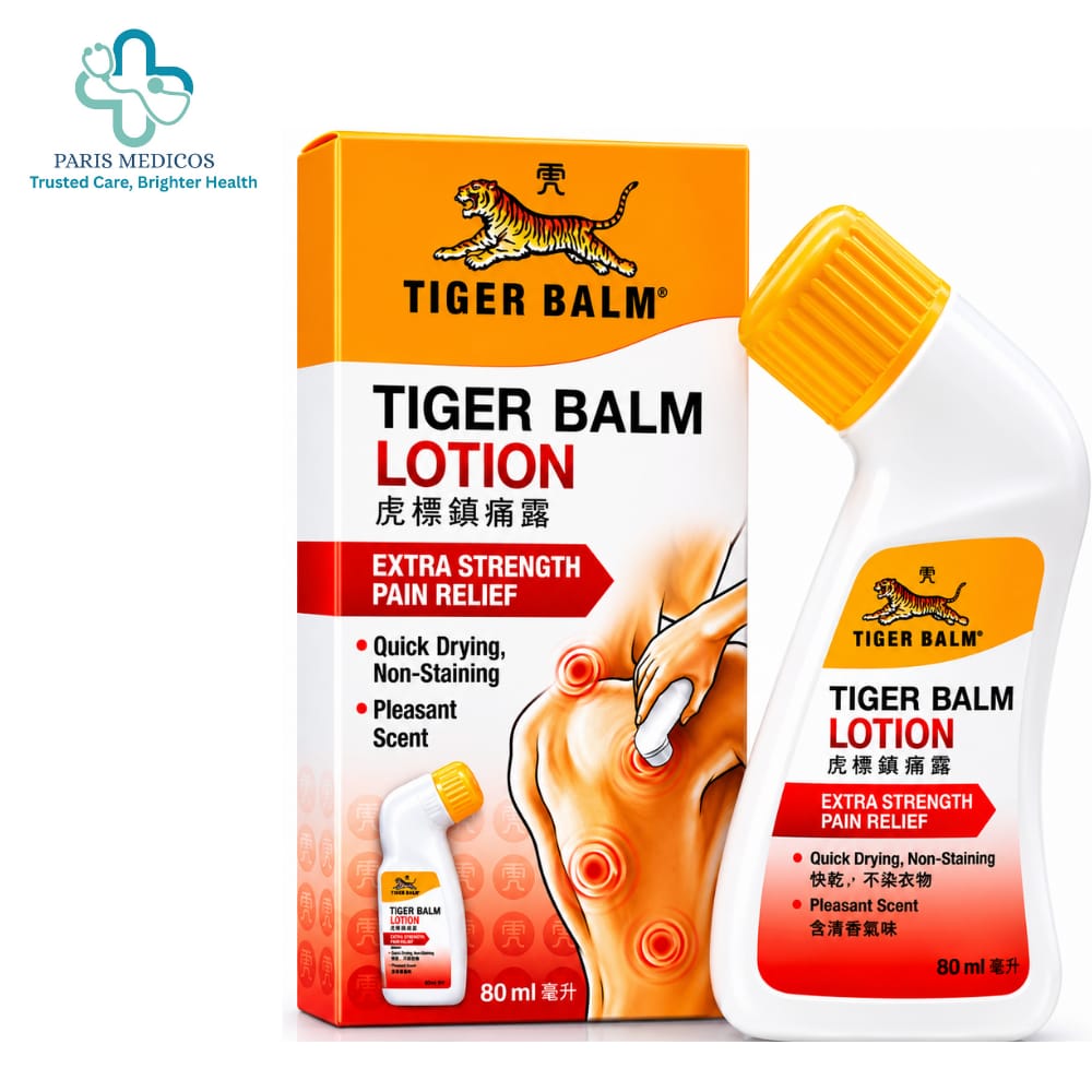 Tiger Balm Lotion Extra Strength Pain Relief 80ml