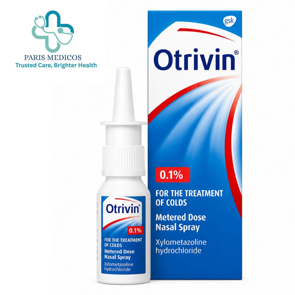 Otrivin 0.1% Metered Dose Nasal Spray