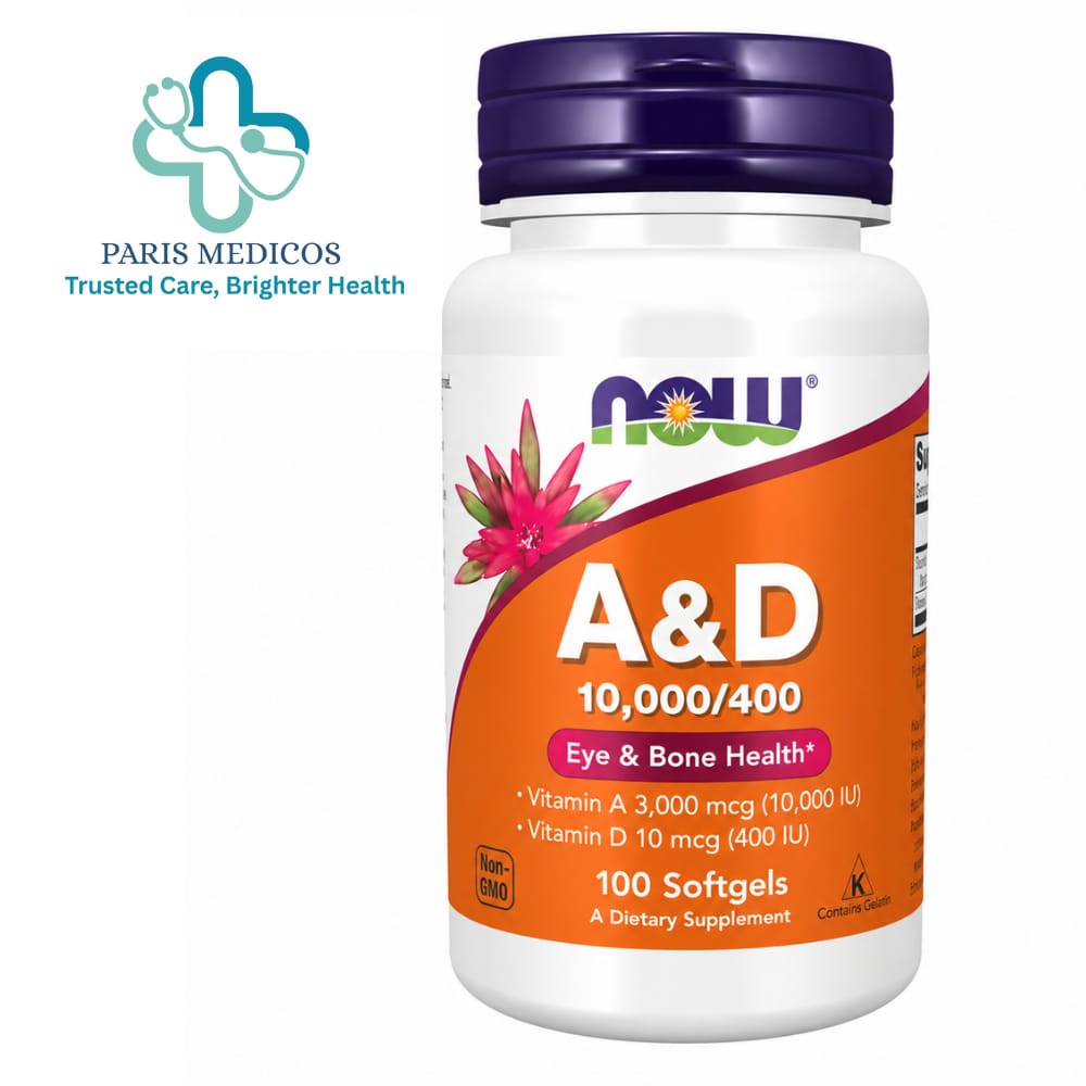 NOW A&D 10,000/400 – 100 Softgels