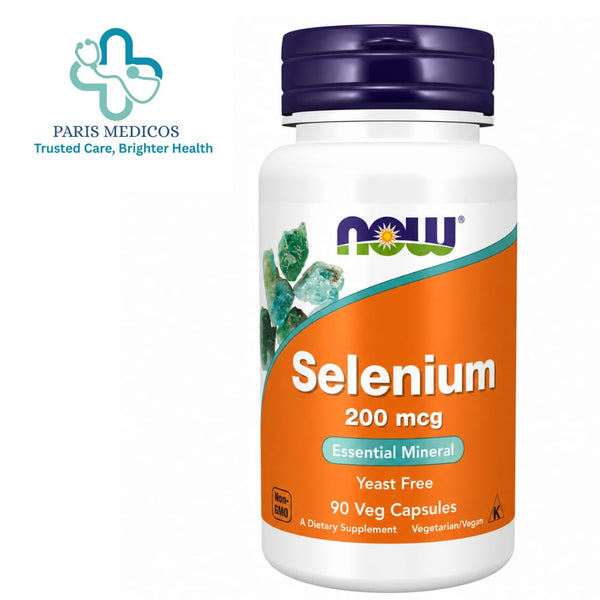 NOW Selenium 200 mcg – 90 Veg Capsules