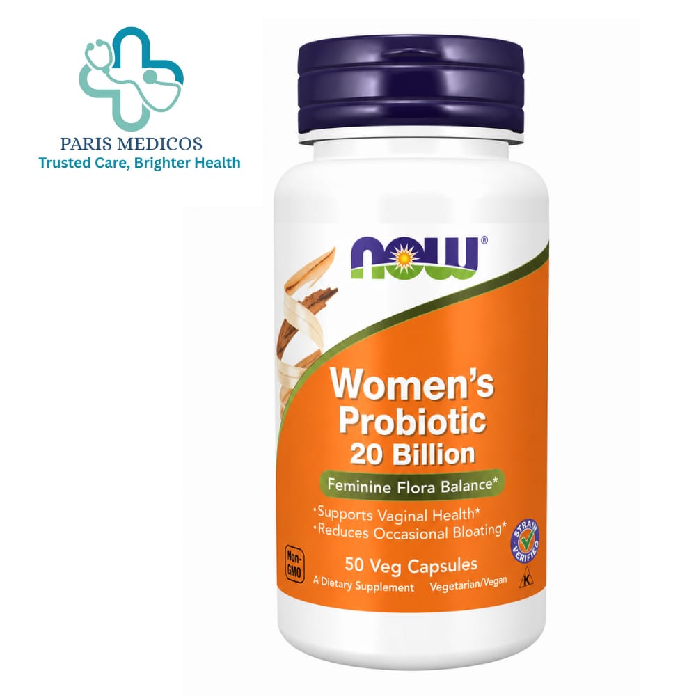 NOW Women's Probiotic 20 Billion – 50 Veg Capsules