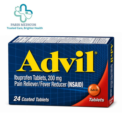 Advil Ibuprofen 200 mg Tablets (24 Coated Tablets)