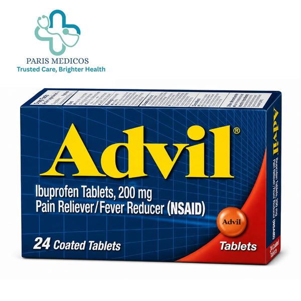 Advil Ibuprofen 200 mg Tablets (24 Coated Tablets)