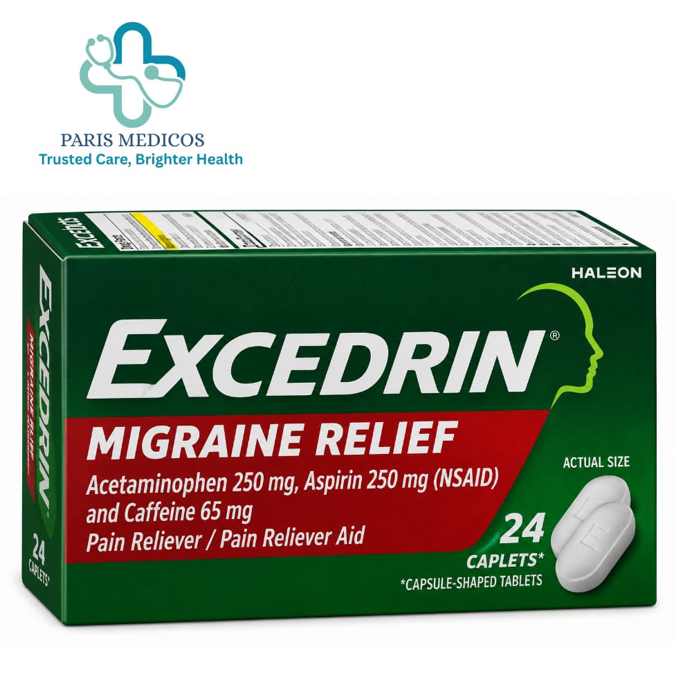 Excedrin Migraine Relief Caplets (24 Caplets)