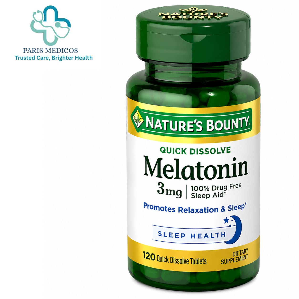 Nature's Bounty Melatonin 3mg (120 Capsules)